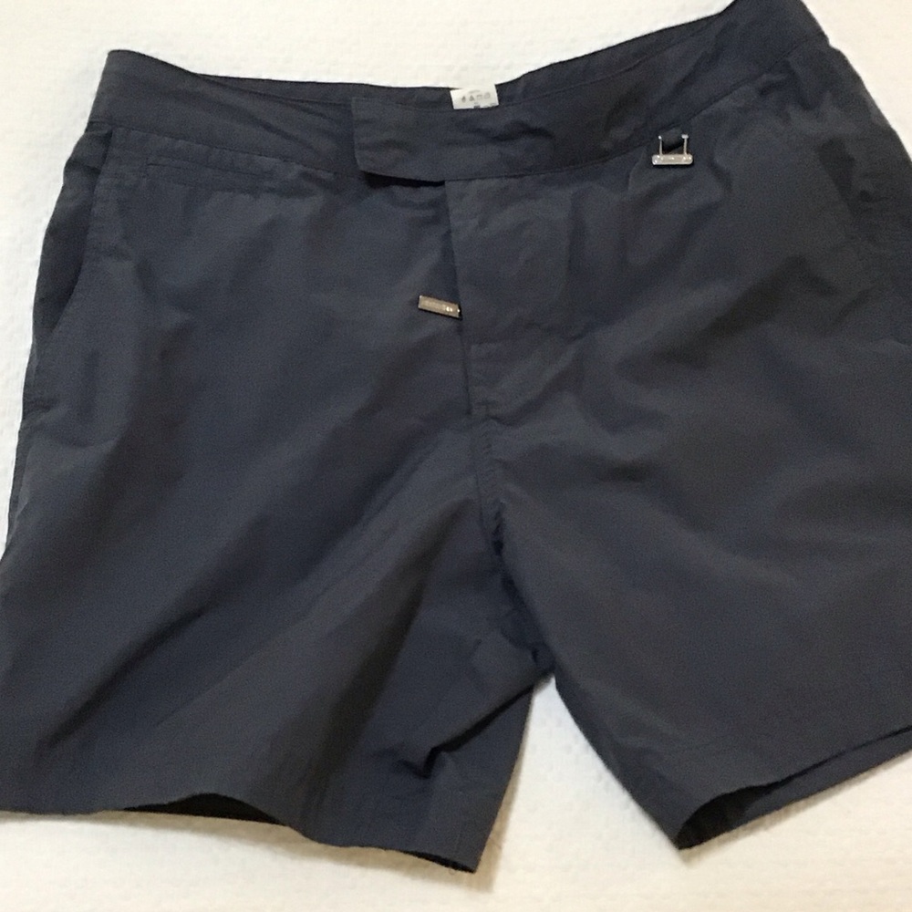 Calvin Klein Performance Navy Stretch Flat Front Shorts